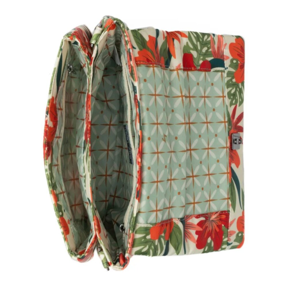 Brand New Lug Plie Shoulder/Crossbody Handbag in Beautiful Lush Luah - Picture 5 of 6